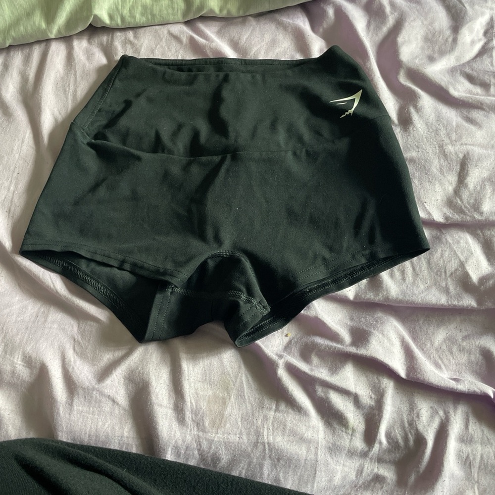 Gymshark Women's Black Athletic Shorts
